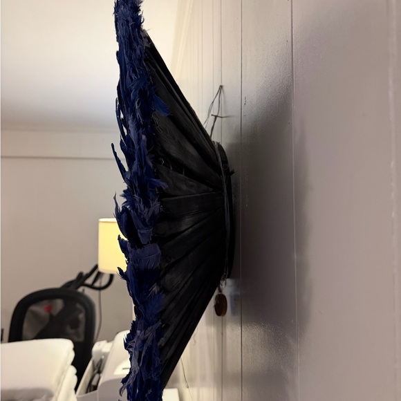 West African Feather Juju Hat Wall Decor - Picture 3 of 5